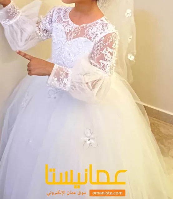 فستان طفله عمر ٩سنوات