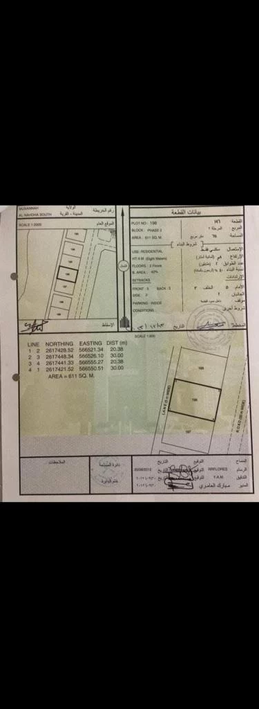 ارض للبيع في ولاية المصنعه النهضه جنوب
