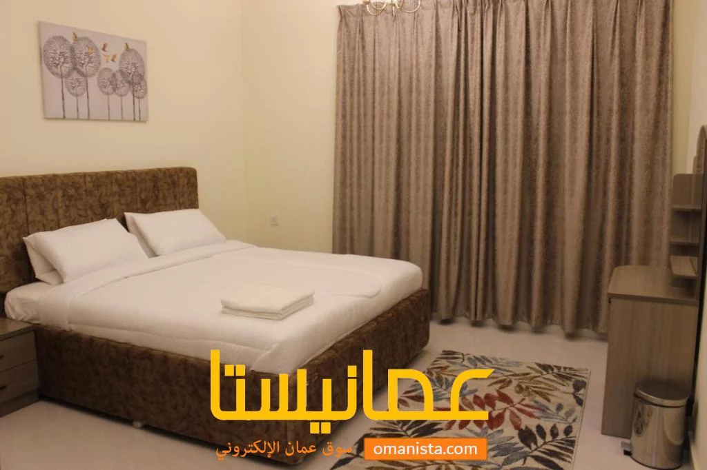 شقة بغرفة نوم واحدة وصالة. . . صحم للأيجار اليومي