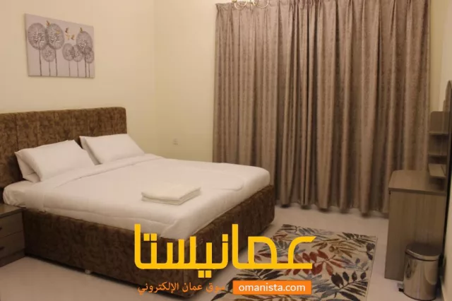 شقة بغرفة نوم واحدة وصالة. . . صحم للأيجار اليومي