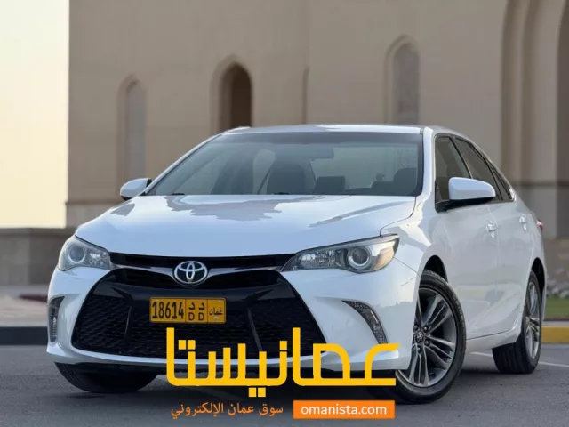 تويوتا كامري 2017 SE ابيض نظيف جدا