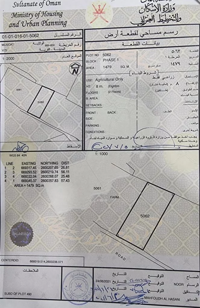 أرض زراعية للبيع