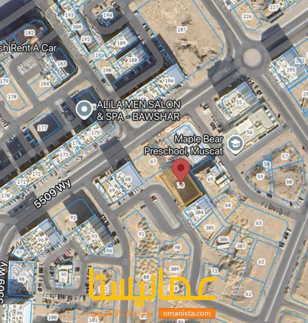 ارض سكني تجاري في بوشر للبيع