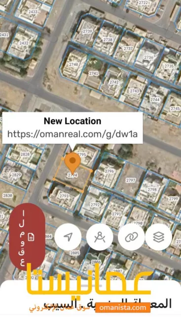 ارض في المعبيله 52 للبيع