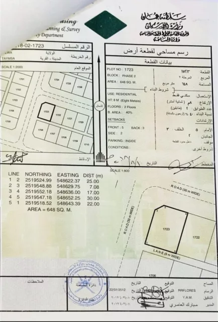 أرض للبيع في طيمساء 2 كورنر