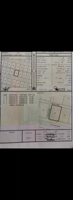 ارض للبيع في ولاية المصنعه النهضه جنوب