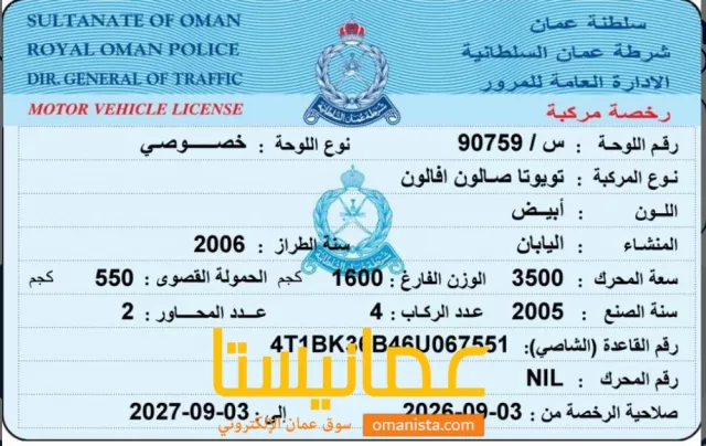 أفلون للبيع مديل 2006 وارد