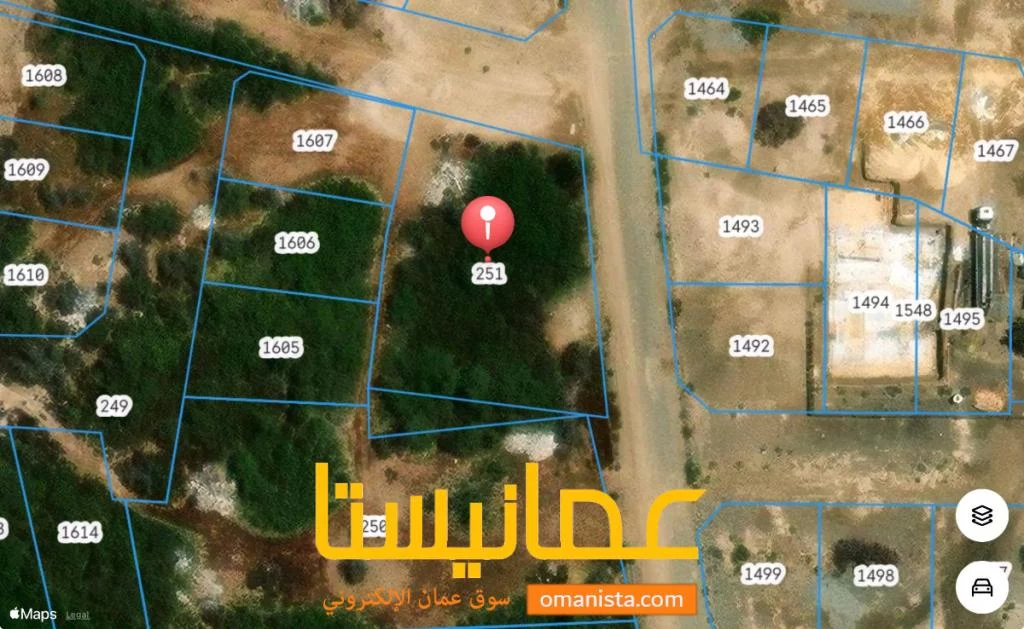 ارض سكنيه للبيع في سور الحديد الأرض كورنر على وجهتين