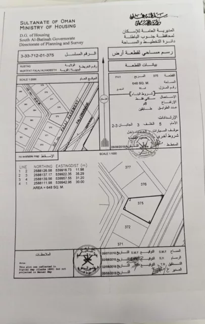 ارض للبيع مرتفعات فلج الحديث