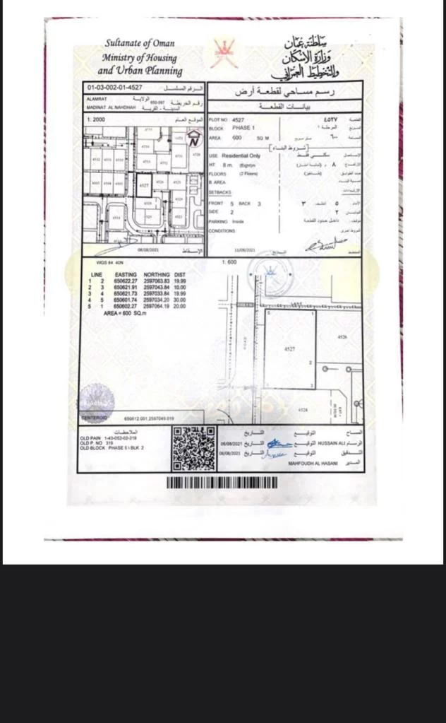 المنطقه الخامسه الارض عرضيه ممتازه للتوين فله