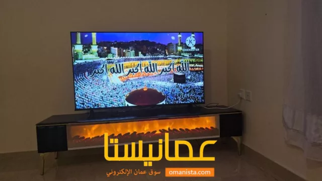شاشة مجمر سوداء فاخرة تعمل بالكهرباء – تصميم أنيق وجودة ممتازة