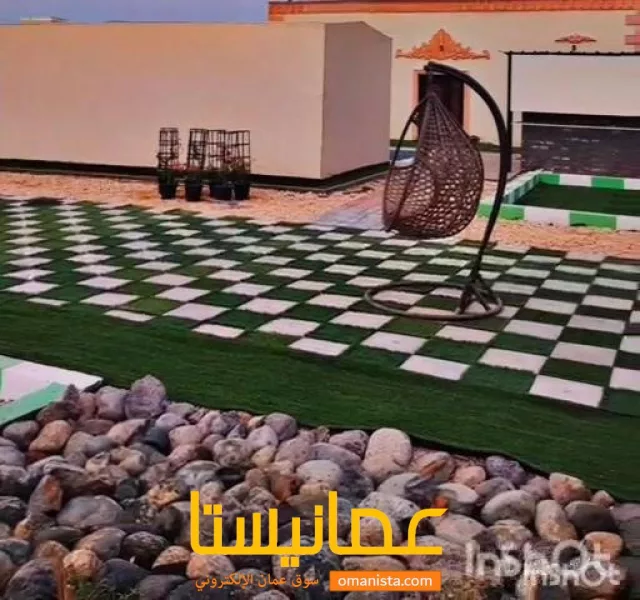 منزل للبيع مع نزل كامل مساحة 1200 متر