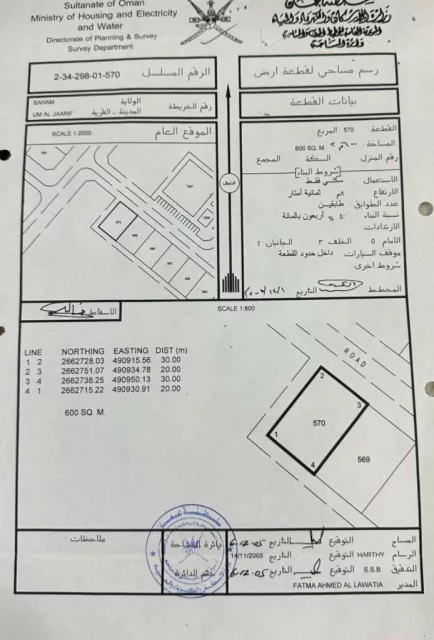 أرض سكني للبيع صحم أم الجعاريف مفتوحه من ثلاث جهات