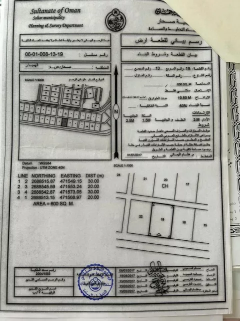 أرض للبيع في الهمبار مربع 13