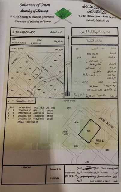 أرض للبيع/مجزي