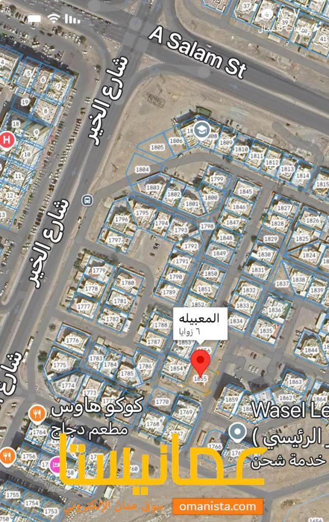للبيع ارض سكنية كورنر في المعبيلة
