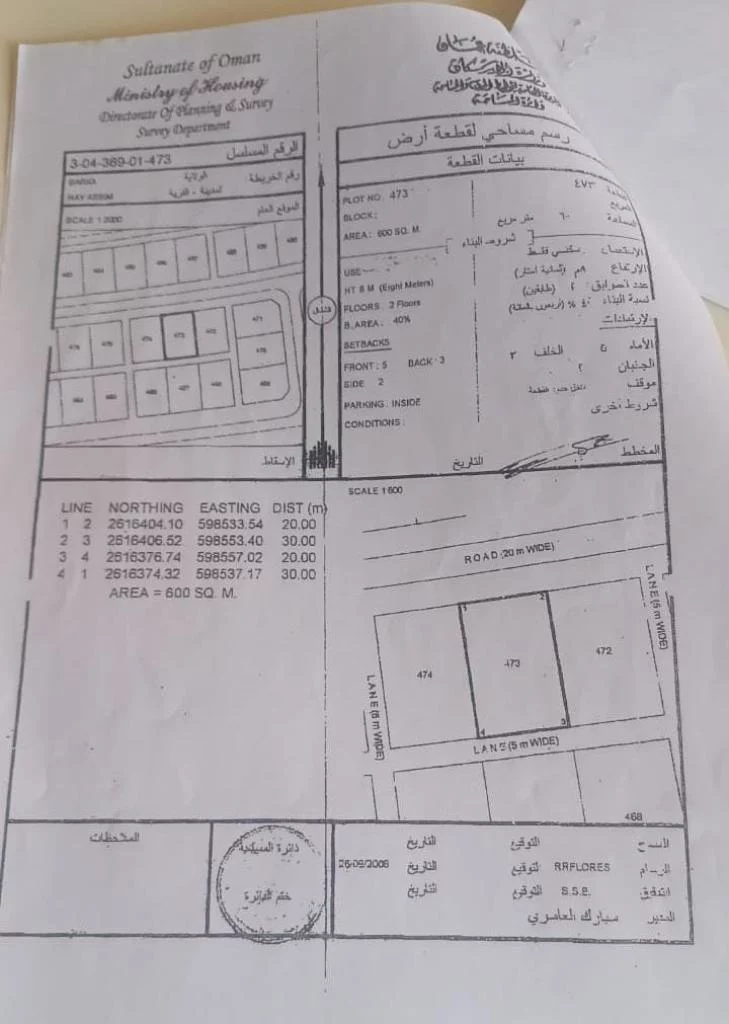 سكني  وسطيه بركاء حي العاصم سفاري