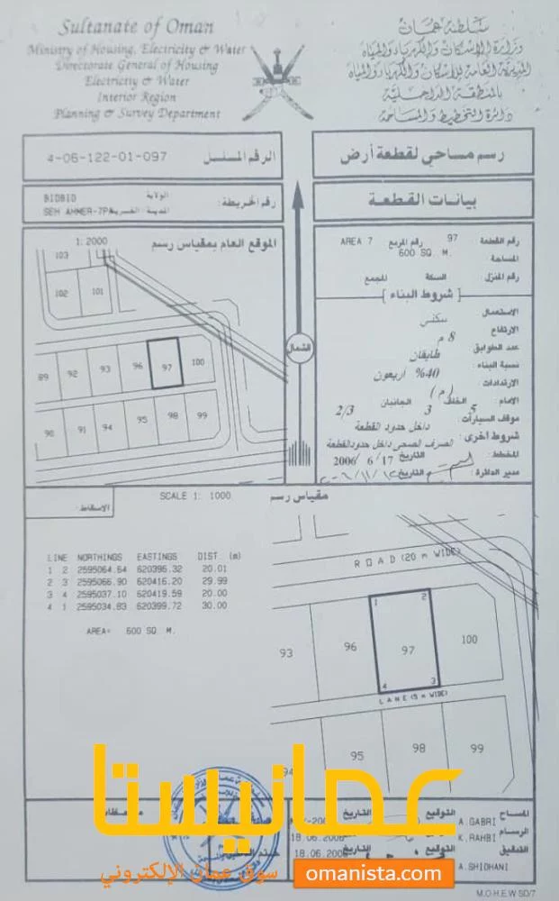 للبيع أرض في السيح الاحمر موقع مميزا