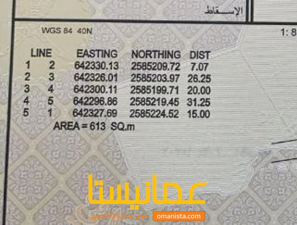 ارض سكنيه للبيع في العامرات مدينة النهضه ١٤١