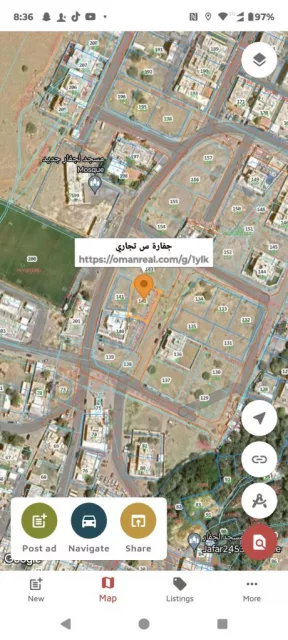 أرض س ت في بوشر الجفار الانصب