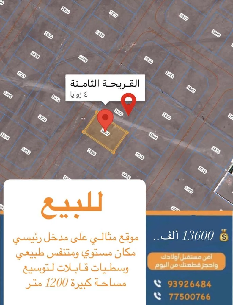 قطعتين شبك بالقريحة الثامنة