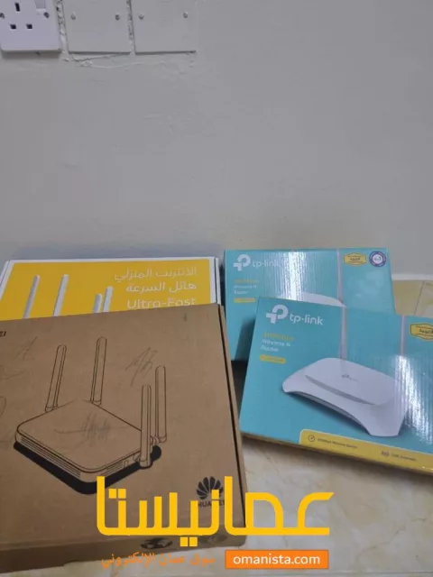 راوتر وكيبل ايثرنت