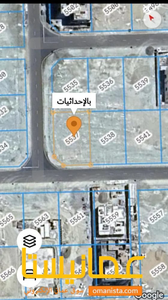 ارض كورنر مرتفعات الأولى على شارعين مرصوفات انا صاحب الارض