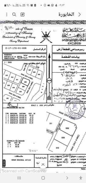 ارض سكنيه الخابوره