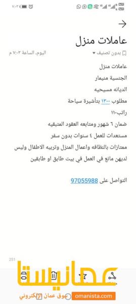 مساعدات المنازل