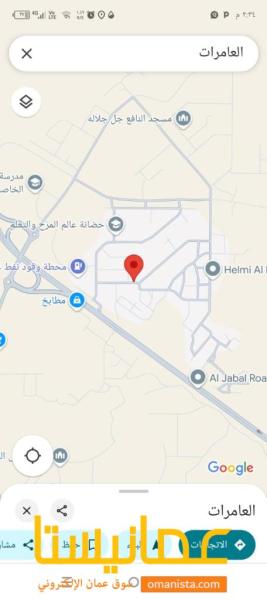 ارض سكنيه للبيع في مرتفعات العامرات الثامنه