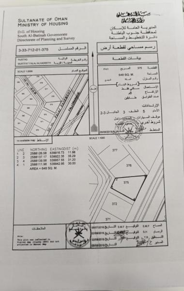 ارض للبيع مرتفعات فلج الحديث