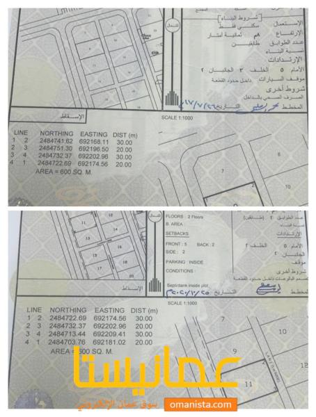 فررررصه للبيع ارضيين في بديه