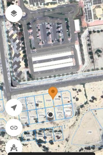 ارض في اول خط العامرات جحلوت