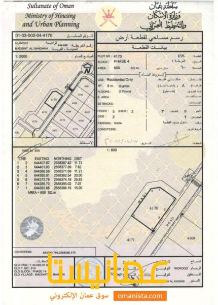 للبيع ارض سكنية كورنر ممتازة ومستوية تماما وبواجهةعرضية 30م