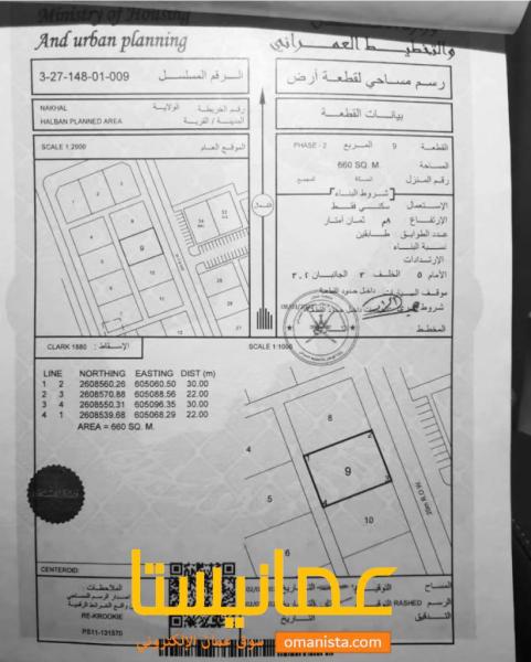 للبيع ارض سكنية في حلبان/ نخل