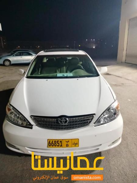 كامري المديل 2002 لون ابيض السياره سليمه من كل شئ