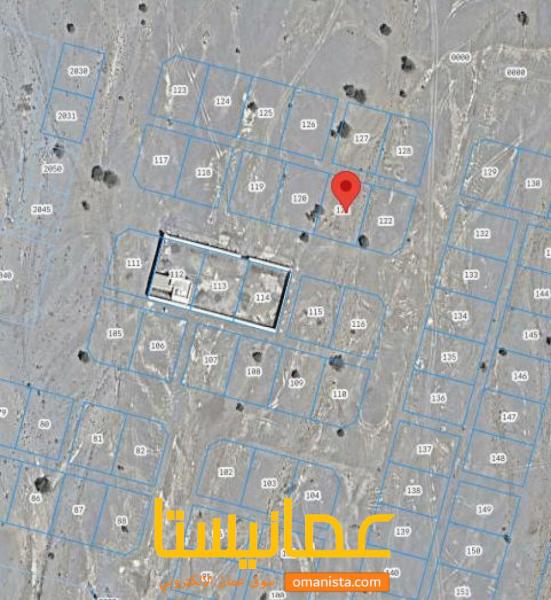 ارض سكنية مميزة في بركاء الحفري جنوب رقم القطعة 121