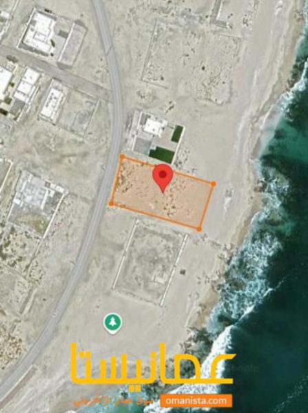 ارض سكنية مميزة في الأشخرة مطلة على البحر رقم القطعة 8