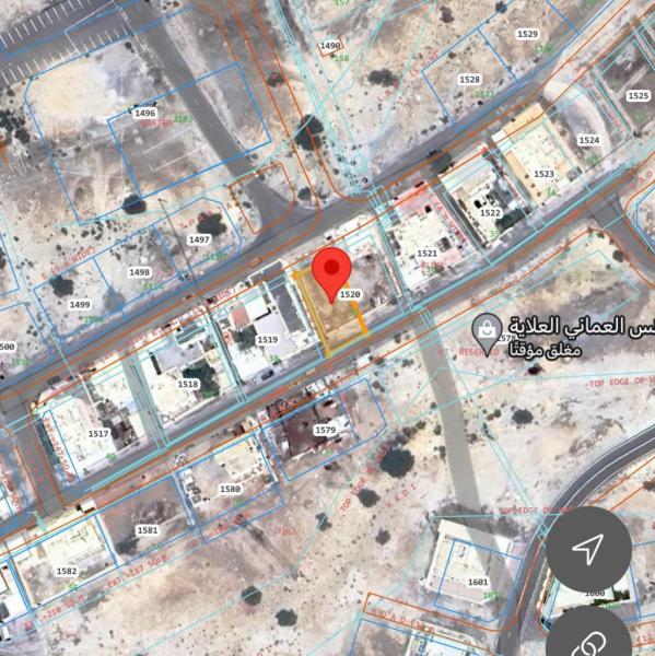 مباشره من المالك للبيع ارض سكنيه في ولايه العامرات العلايه