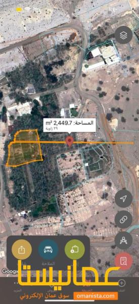 مزرعة قائمة في العامرات وادي الميح