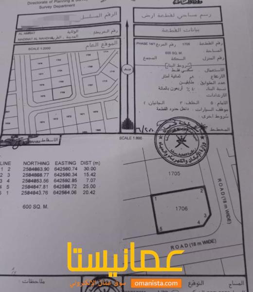 للبيع سكنية كورنر في العامرات ١٤/١