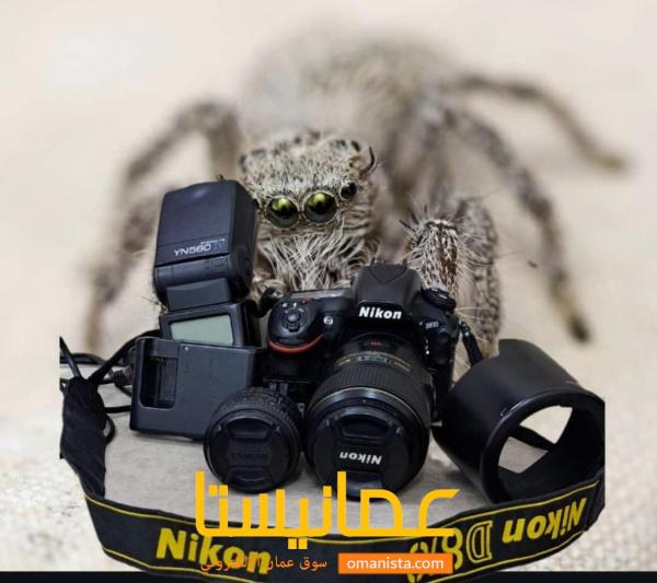 كاميرا نيكون D810 لينس ماكرو 105 لينس 50 بطاريتن شاحن بطاريه فلا