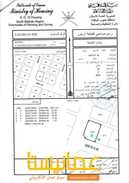 للبيع ارضان شبك ممتازة  في المصنعة الشعيبة جنوب كونر وسطية