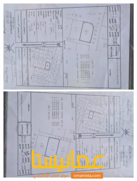 ارض شبك للبيع في عاصم