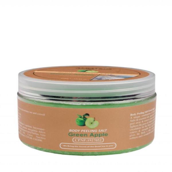 ملح مقشر الجسم البحر الميت بالتفاح 300مل.