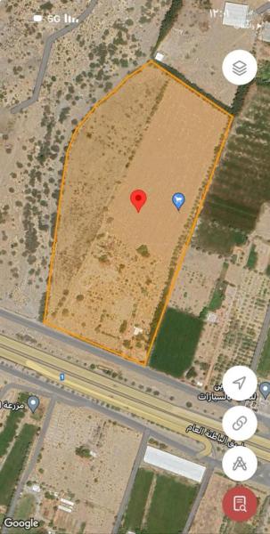 ارض سياحيه للبيع ولاية بركاء