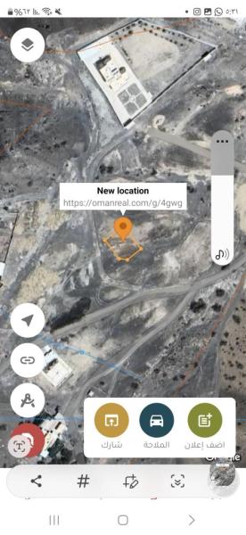 أرضين شبك بالرستاق الوشيل تابع للاوقاف قريب الشارع للبيـــــ