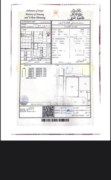 المنطقه الخامسه الارض عرضيه ممتازه للتوين فله