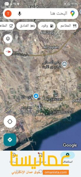 أرض سكنيه لوى الجديده المرحله ١  موقع ممتاز