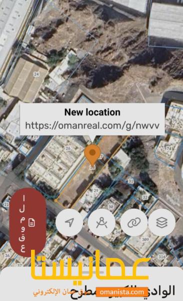 ارض سكنيه وادي الكبير